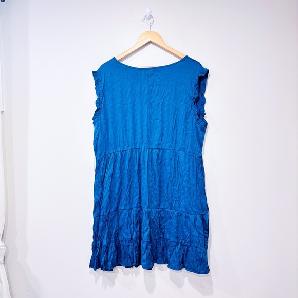 IVY Wide teal dress - Picture 2 of 7